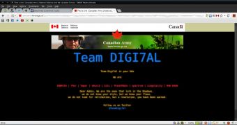 Canadian Army website contains dangerous XSS vulnerability
