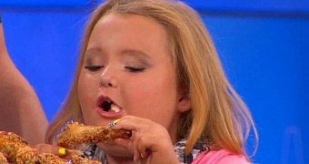 Honey Boo Boo tries healthy chicken on The Doctors, as part of a health intervention to get her to lose weight