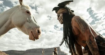 PETA says horses were put in danger during filming of "The Lone Ranger"