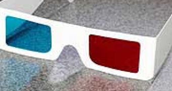 Image of a typical pair of 3-D glasses