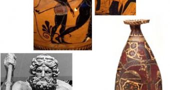 Right below: Perfume recipient from ancient Greece