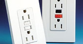 Image of a typical GFCI outlet
