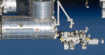 The JAXA Kibo module on the ISS