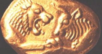 Gold coin of Croesus