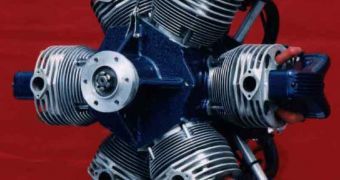 Image of a typical radial engine