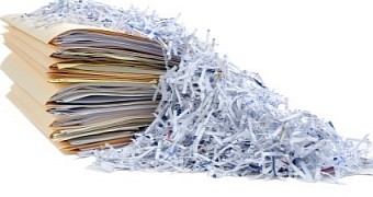 Shredded documents