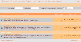 phpBB Forum Template Example