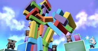 This is an image from the video game BOOM BLOX, which the North Carolina State University researchers will be using as part of their study