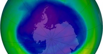 The Antarctic ozone hole in 2005