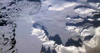 IceBridge image of a sector of the Antarctic Peninsula
