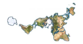The first continent formed just beneath the crust