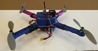 3D printed quad-motor drone