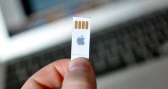 Bootable USB drive with Apple logo