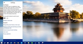 Options to disable Cortana are right in the personal assistant's configuration screen