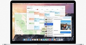 OS X Yosemite on a MacBook Pro