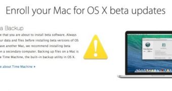 Apple tells customers to make a backup, first and foremost