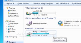 Network shared folder in Windows 7, on VirtualBox