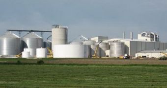 This is an ethanol plant in Turner County, South Dakota, United States
