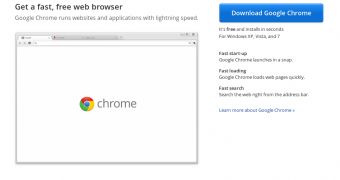 The standalone Chrome installer is not available in plain sight