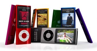 Differently colored 5th gen iPod nanos