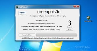 Jailbreaking an iPhone with Greenpois0n (entering DFU mode)