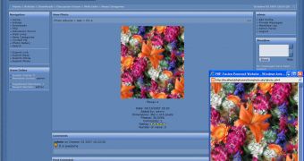 Image Details In A PHP-Fusion Photo Album