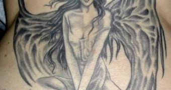 Beautiful angel/demon tattoo