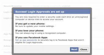 Enabling Login Approvals in Facebook