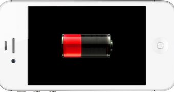iPhone battery meter