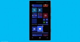 Windows Phone live folders