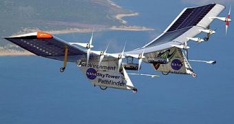 Pathfinder Plus, a solar-powered aircraft