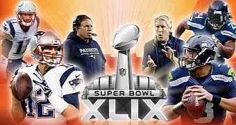 Super Bowl XLIX banner