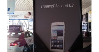 Huawei Ascend D2 spotted at CES 2013