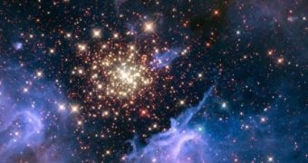 Hubble Captures Cosmic Fireworks