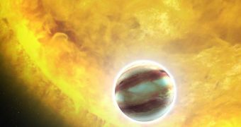 The NASA Hubble Space Telescope reached its millionth science observation on July 4, 2011, during a search for water in the atmosphere of an exoplanet 1,000 light-years away