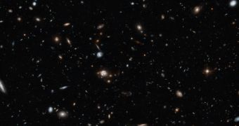 Hubble produces cross-section through the recent Universe