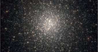 The globular cluster NCG 2808, seen by Hubble