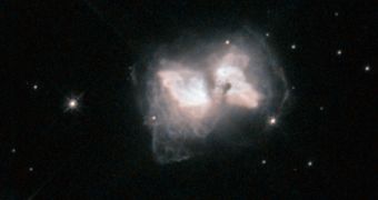 Hubble images beautiful butterfly in deep space