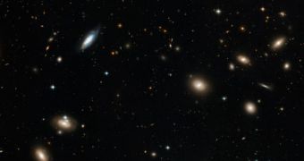 Partial image of the Coma Cluster