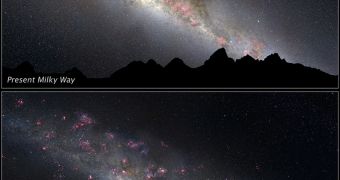 Hubble data were used to reveal how the Milky Way looked like when it first appeared