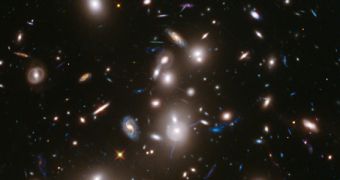 Hubble sees one of the youngest galaxies in the Universe, located no less than 13 billion light-years away from Earth