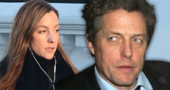 Hugh Grant and Anna Eberstein have a love child together