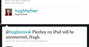 Hugh Hefner tweets