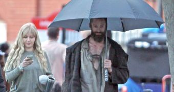 Hugh Jackman as Jean Valjean in upcoming “Les Miserables” film