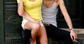 Amy Winehouse and husband Blake Fielder-Civil shortly after eloping