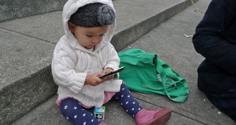 With the evolution of technology, kids start texting at a very young age