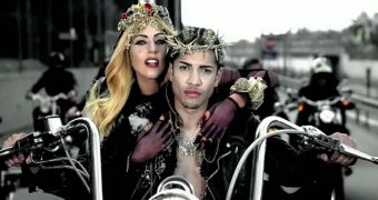 Lady Gaga as Mary Magdalene and Jesus go for a ride in “Judas” video