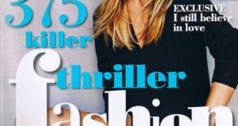 Jennifer Aniston in the current issue of Harper’s Bazaar Australia