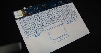 CSR ultrathin touch keyboard