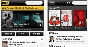 IMDb Movies & TV iPhone app screenshots